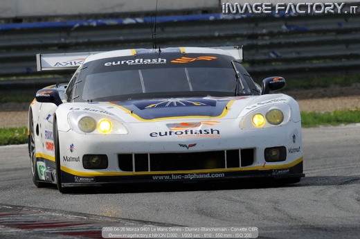2008-04-26 Monza 0401 Le Mans Series - Dumez-Blanchemain - Corvette C6R